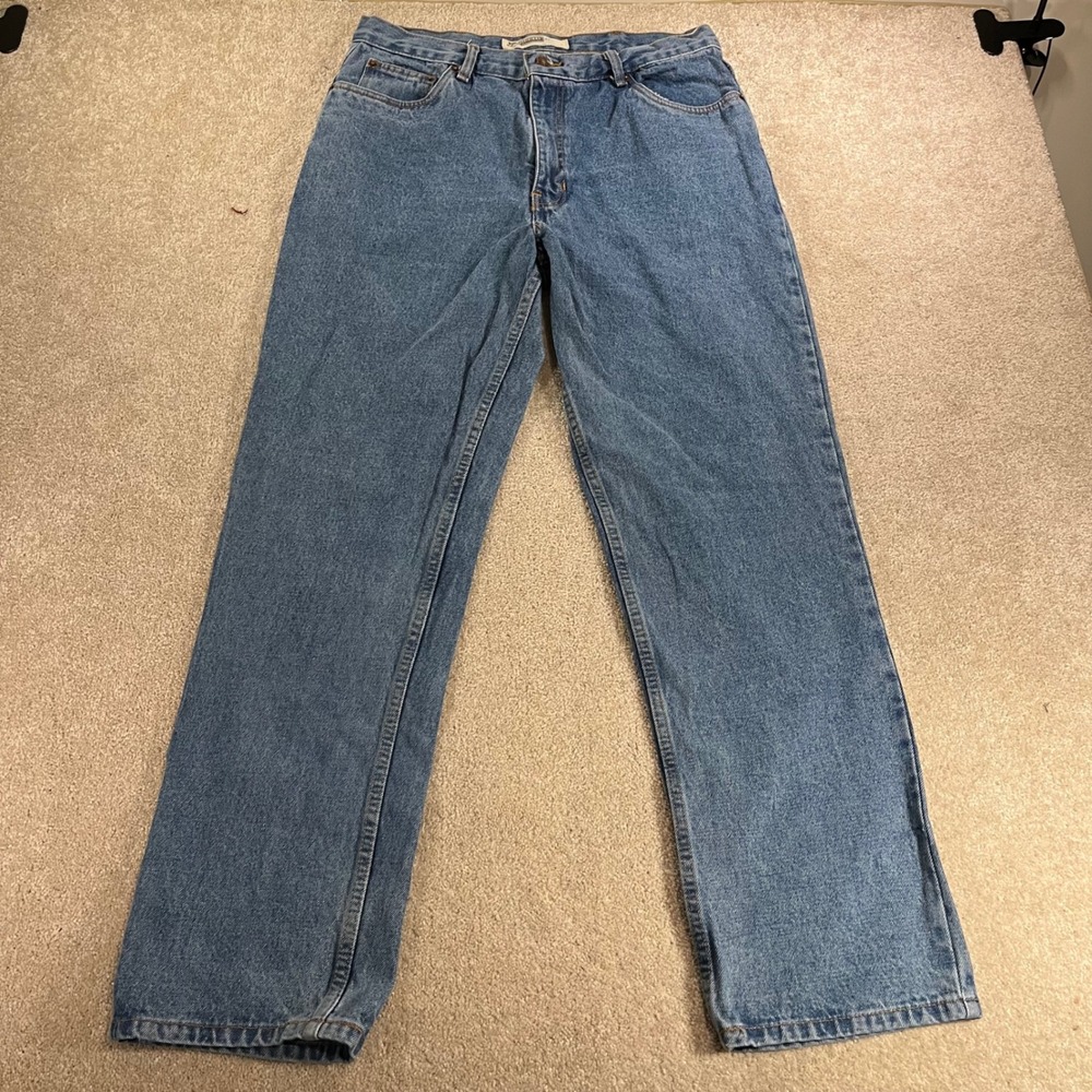 Route 66 Regular Fit Jeans Mens 36x32 Blue Medium Wash Straight Leg Cotton‎